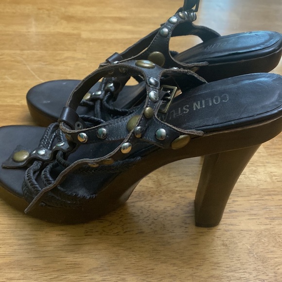 Colin Stuart wooden platform sandal - Picture 4 of 9